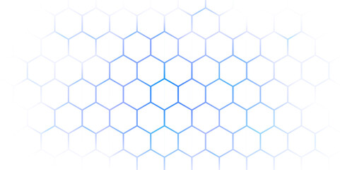 abstract background with hexagons. Abstract Hexagon white background , blue light and shadow. Abstract background design with white hexagon and blue light. Abstract. Hexagon. Vector.