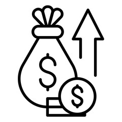 wealth accumulation icon