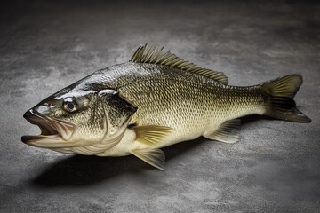 Obraz premium A detailed studio shot of a freshly caught silvery fish