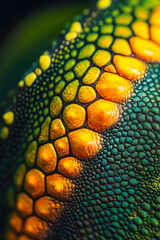 Close up photo of lizard skin texture pattern reptile scales animal color