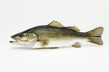 Fototapeta premium A detailed image of a fish displayed on a white background