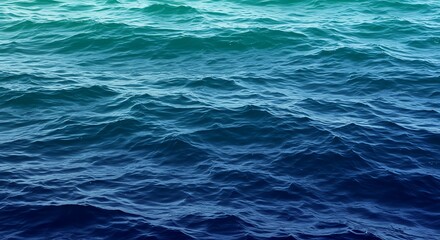 Obraz premium Ocean's Sapphire Embrace AI Generated