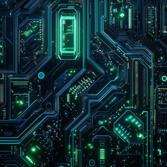 Futuristic microcircuits techno abstract background