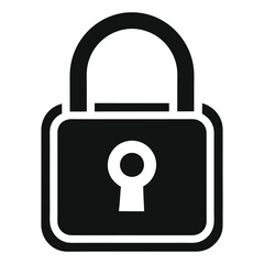 lock icon vector illustration