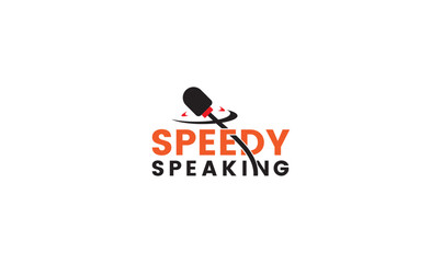 Speedy speaking logo for motivational speaker