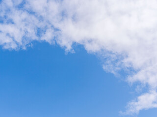 春の穏やかな青空とフワフワな雲06