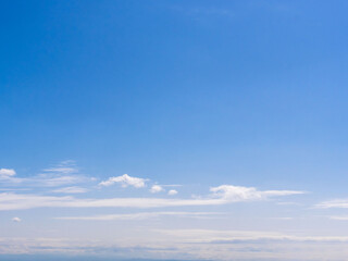 春の穏やかな青空と雲15