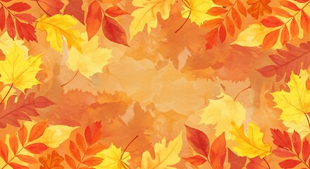 Obraz premium Autumn's Ember Glow AI Generated