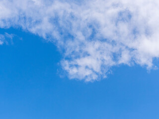 春の穏やかな青空と雲21