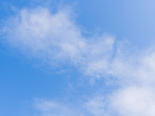 春の穏やかな青空と雲29