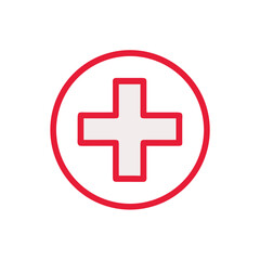 Adobe Illustrator Artwork plus hospital icon