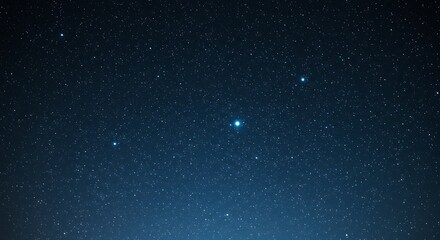 Fototapeta premium Celestial Dust and Solitary Light AI Generated