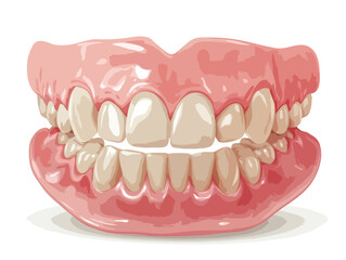 denture vector art