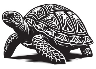 silhouette vector turtle logo design illustration,  turtle logo icon silhouette, swimming turtle logo design, turtle animal silhouette vector, silhouette of turtle design on white background.