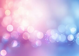 Obraz premium Abstract Soft Focus Background with Dreamy Pastel Bokeh and Gentle Hues of Pink Blue Lavender