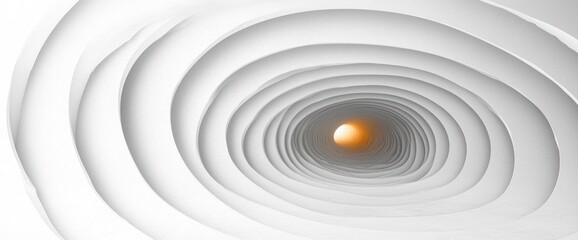 Obraz premium Elegant Minimalist Abstract Design with Concentric Curved Lines and Soft Gradient Shading for Modern Art