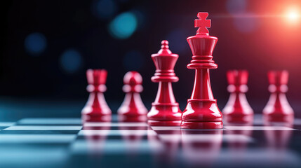 Strategic leadership moves on the corporate chessboard executives as game pieces in decision-making and foresight