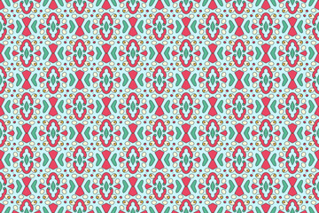 Seamless Wallpaper Tile Shape Symmetric Design Graphic Background Art Fabric Cloth Template Fashion Visual Textile Luxury Digital Interior Perspective Endless Geometric Decoration Texture Pattern.