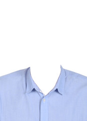 ID face profile costume suit composite data ID photo white background. 
