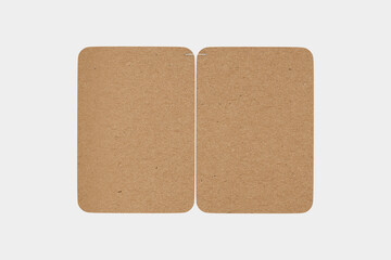 Notepad Mockup Isolated On White Background. 3d illustration