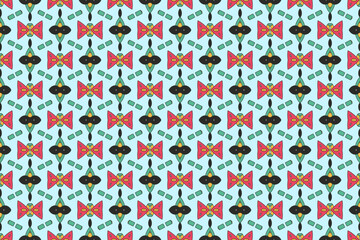 Seamless Wallpaper Tile Shape Symmetric Design Graphic Background Art Fabric Cloth Template Fashion Visual Textile Luxury Digital Interior Perspective Endless Geometric Decoration Texture Pattern.