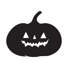 halloween pumpkin on white background