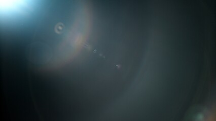 Abstract background of real lens flare for overlay or transition