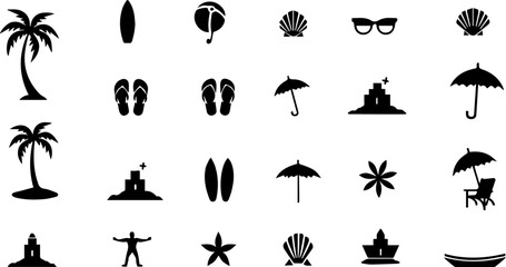 silhouette icon about travel , vector illustration
