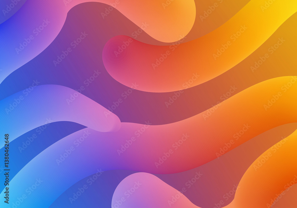 Poster abstract background design features colorful gradient abstract shapes creating modern backdrop with 