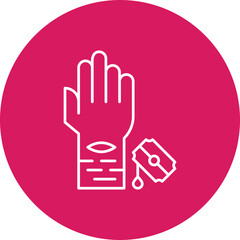 Telescope on Stand icon single vector illustration