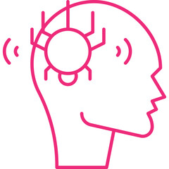 Pirate Skull II icon single vector illustration