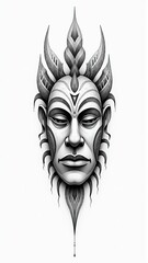 Obraz premium Soul of the Tribe: The Papua Ancestral Mask