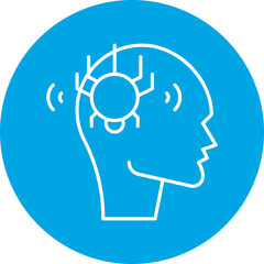 Pirate Skull II icon single vector illustration