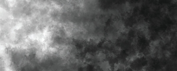 Smudged and blended watercolor texture in dark monochrome with a dreamy atmosphere

