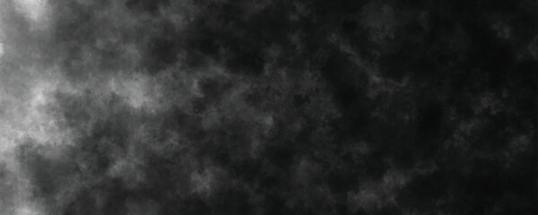 Ethereal and moody abstract watercolor texture in black and gray with soft shading

