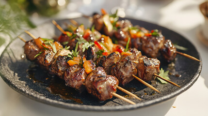 meat, food, barbecue, grill, grilled, pork, cooking, kebab, meal, beef, chicken, skewer, roast, steak, dinner, bbq, fire, picnic, shashlik, roasted, coal, hot, barbeque, smoke, lunch