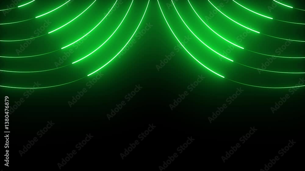 Poster glowing neon line digital light pattern background. digital line in futuristic element concept anima