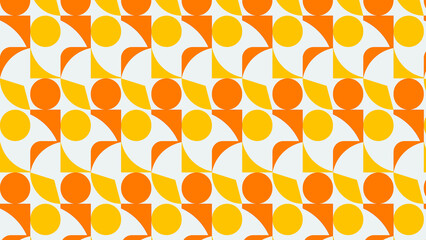 Abstract modern orange pattern design