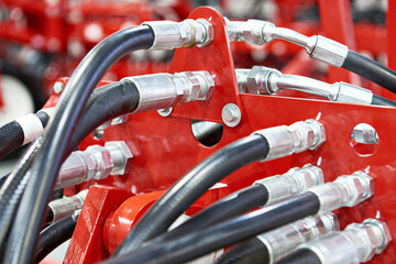 Hoses of hydraulic machine