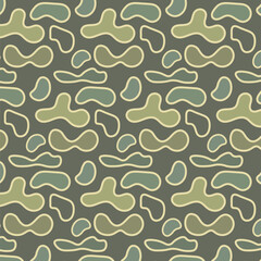Duck hunter or Frog skin camouflage seamless pattern design