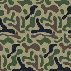 Duck Hunter Camouflage seamless pattern design