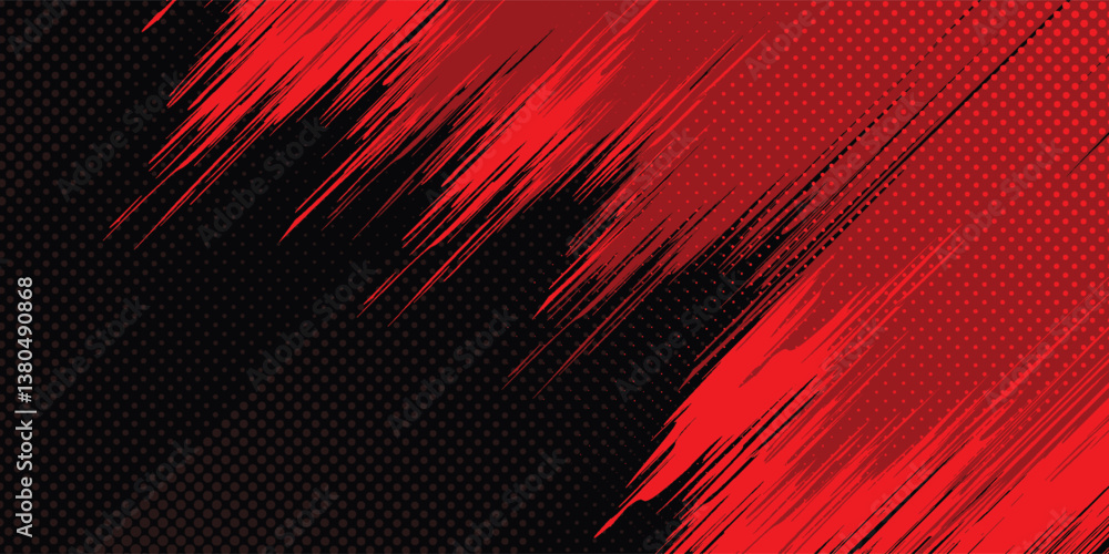 Poster abstract horizontal light red and blue stripe lines background. you can use for ad, poster, template