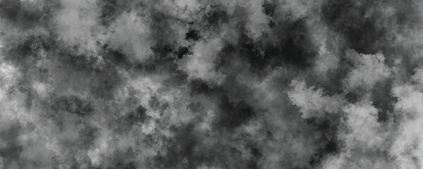 Stormy and hazy abstract black and white watercolor texture with a soft blend

