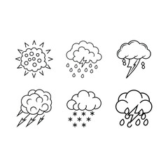 Obraz premium Vector hailstorm icon for weather apps, forecasts, graphics, and digital designs