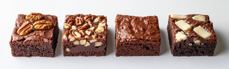 Assorted Brownies with Toppings