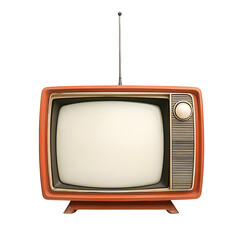 vintage television with antenna, retro design for nostalgic decor and entertainment

