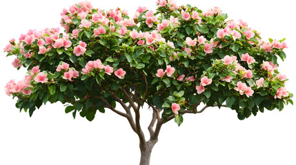 Vibrant Flower, Bush, and Tree Isolated with Clipping Path for Professional Design Projects.