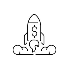 Income vector icon. Finance symbol