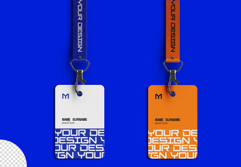 ID Staff Badge Card Mockup
