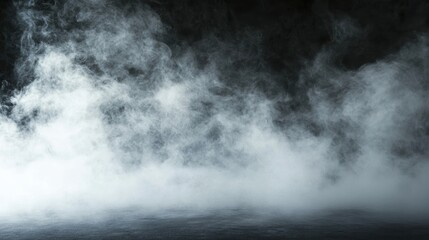 Fototapeta premium Gentle fog covering a surface with smooth, diffused light.